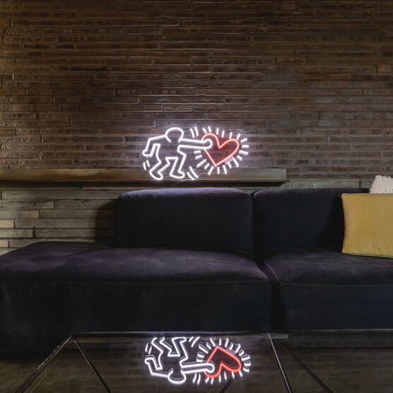 Keith Haring Send Love neon light